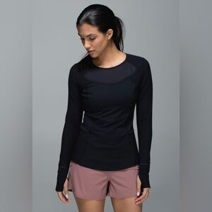 Lululemon Trail Bound Long Sleeve Black Size Large